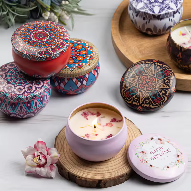 Vintage Tin Scented Candle - Image 2